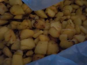 40 lb. box frozen roasted Fujo appl...