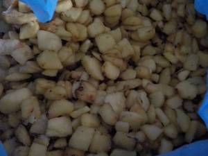 40 lb. box frozen roasted Fujo appl...
