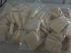 2 bags frozen cod...