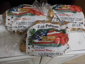 3 5 lb. Bags potatoes...