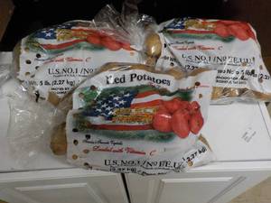 3 5 lb. Bags potatoes...
