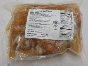 frozen package fully cooked whole m...