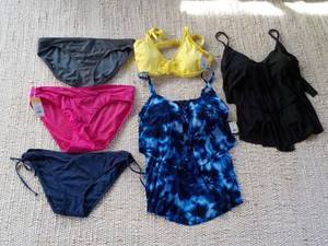 3 swimsuit bottoms size XL and 3 sw...