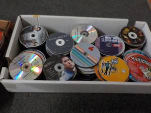 430 or more DVDs, CDs Audio books...
