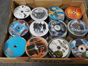 430 or more DVDs, CDs Audio books...
