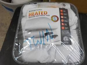 Biddeford twin size heated quilted ...