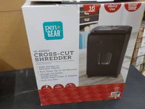 Pen Gear 16 sheet cross cut shredde...