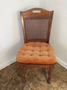 lot 31 image: Vintage Wicker back Chair