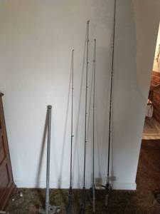 lot 228 image: Collection Of Fishing Poles And A Pipe Bender