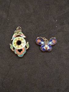 lot 152 image: Two Cloisonne Pendants