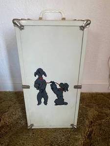 lot 223 image: Vintage Toy Trunk with Doll