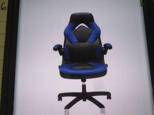 gaming chair blue rertail $179.99...