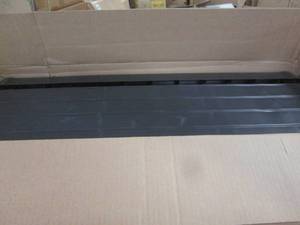 4 shelf heavy duty palstic black ...