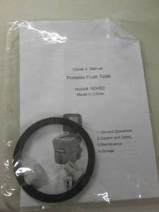 portable flush toilet new...