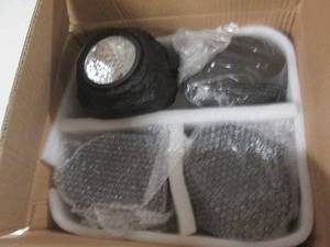4 LED solar rock landscaping lights...