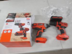 black and decker 20v drilldriver a...