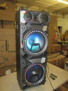 be free dual 12 inch speaker system...