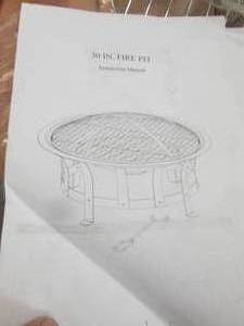 30 inch fire pit ...