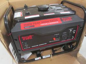 truett 3500 peak generator untested...