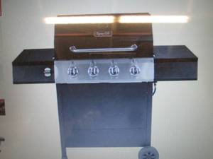 4-burner propane gas grill ...