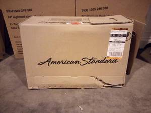 lot 35 image: Cadet 3 FloWise Tall Height Elongated Toilet Bowl Only in White by American Standard
