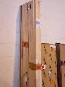 lot 52 image: Unfinished Hevea 8 ft. L x 2 in. D x 1.5 in. T Butcher Block Backsplash by Hampton Bay