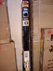 lot 67 image: 60 in. Contemporary Sliding Bathtub Door Track Assembly Kit in Bronze by Delta