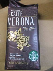 lot 34 image: Starbucks Dark Roast Coffee