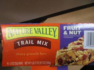 lot 36 image: Trail Mix Granola Bars