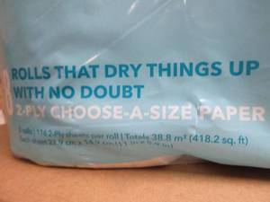 lot 3 image: Paper Towels