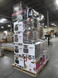 lot 208 image: WHOLESALE MIXED PALLET OF MICELLANOUS INSTANT POTS, AIR FRYER AND OTHER SMALL KITCHEN APPLIANCES