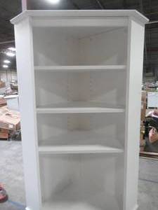 lot 225 image: Prepac Elite Tall White Storage Cabinet WSCC-0604-1