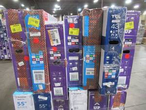 lot 5 image: UNTOUCHED Wholesale Pallet of 40 43 50 & 55 Smart Ultra HD TVs - $ 3,849.85 RETAIL VALUE - SOLD AS IS