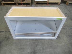 lot 301 image: Kitchen Wall Cabinet 30 in. W x 12 in. D x 18 in. H in White 2133052