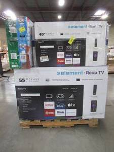 lot 7 image: UNTOUCHED Wholesale Pallet of 40 43 50 & 55 Smart Ultra HD TVs - $3,527.87 RETAIL VALUE - SOLD AS IS