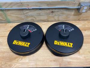 lot 24 image: DEWALT Lot of 2-  18 in. Surface Cleaner for Gas Pressure Washers Rated up to 3700 PSI