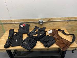 lot 26 image: Lot of 5-  Various Tool Belts