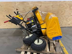 lot 34 image: CUB CADET 2X MAX 30 in. 357 cc Two-Stage Gas Snow Blower with Electric Start, Power Steering and Steel Chute (as is)