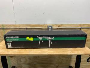 lot 48 image: METABO HPT (was Hitachi Power Tools) Steel Miter Saw Stand