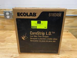 lot 62 image: ECOLAB CareStrip Low Odor Floor Stripper (2.5 Gallons) Expired 102018