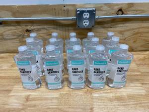 lot 64 image: DEFENDR Lot of 15-  Anti-Bacterial Hand Sanitizer (16 oz)