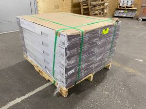 lot 10 image: HOME DECORATORS COLLECTION Lot of 12 Cases of-  Horizontal Toast 58 in. T x 5 in. W x 38.59 in. L Solid Bamboo Flooring(24.12 sq. ft.  case)