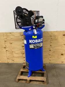 lot 18 image: KOBALT 60-Gallon Two Stage Corded Electric Vertical Air Compressor