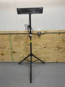 lot 72 image: HEAT STORM 1500W Outdoor Infrared Electric Heater with Stand