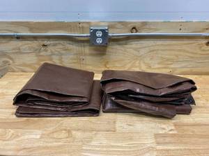 lot 75 image: Lot of 2-  Brown Tarps