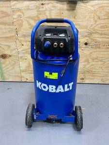 lot 110 image: KOBALT 20-Gallon Single Stage Portable Corded Electric Vertical Air Compressor