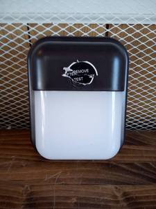 lot 3 image: 75-Watt Equivalent Integrated LED Wall Pack, 1000 Lumens, Dusk to Dawn Outdoor Security Light by Commercial Electric