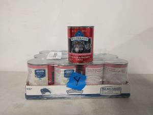 Blue Buffalo Wilderness Salmon & Chicken Grill Grain-Free Canned Dog Food, 12.5-oz, case of 12
