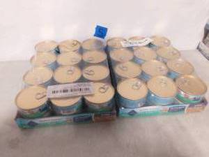 Blue Buffalo Healthy Gourmet Flaked Fish & Shrimp Entree in Gravy Canned Cat Food, 3-oz, case of 24