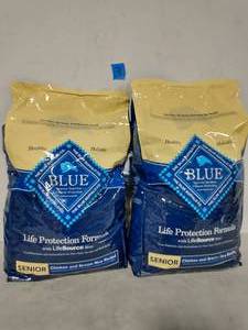 2 Blue Buffalo Life Protection Formula Senior Chicken & Brown Rice Recipe Dry Dog Food